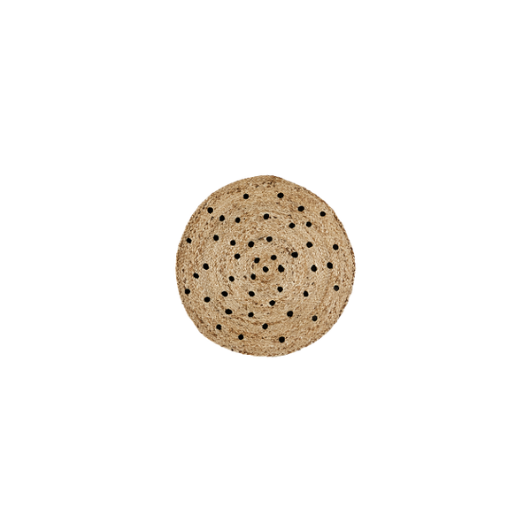 Round jute rug