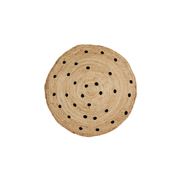 Round jute rug