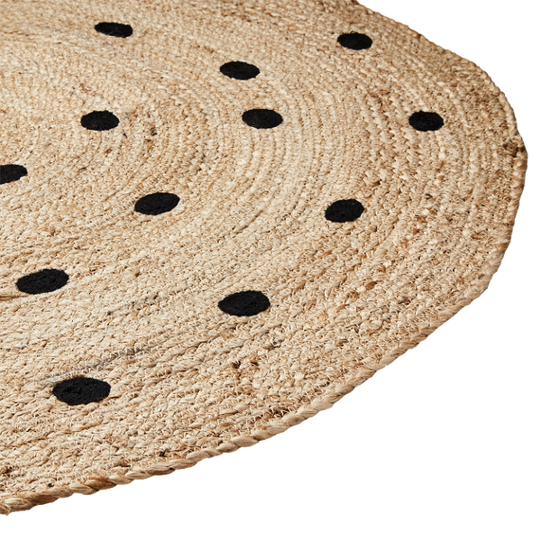 Round jute rug