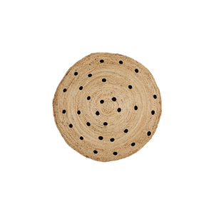 Round jute rug