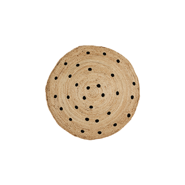 Round jute rug