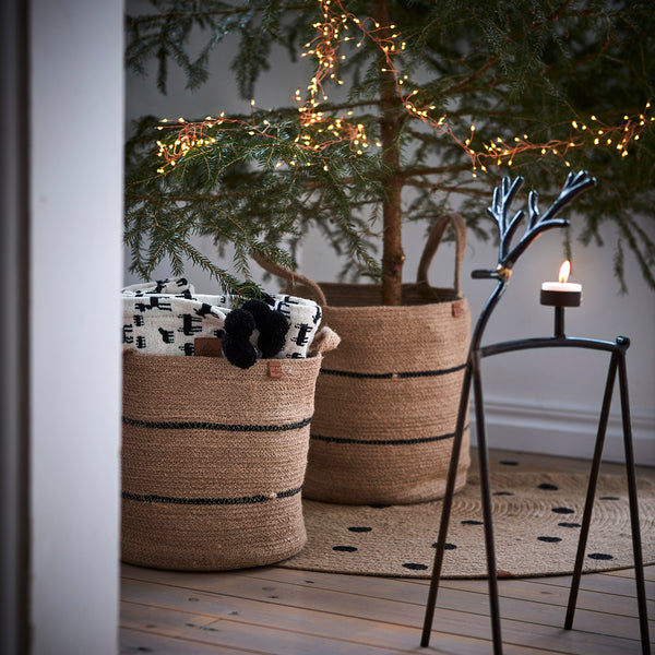 Round jute rug