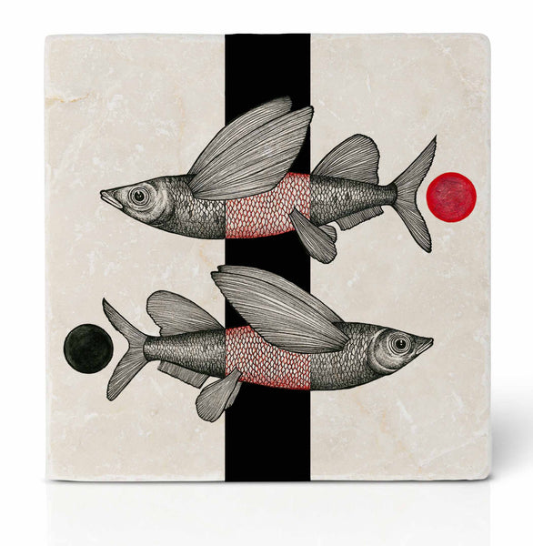 Keramični podstavek / Leteči ribi