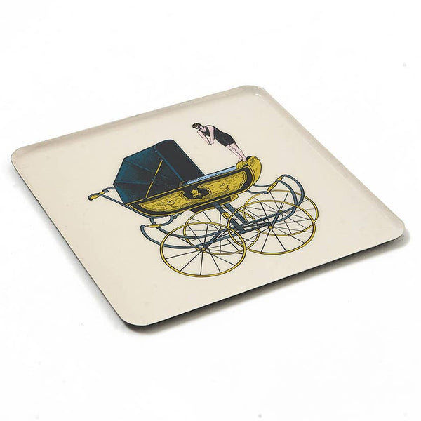 Pladenj / Voziček s plavalcem