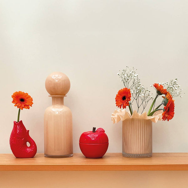 Red apple/scented candle