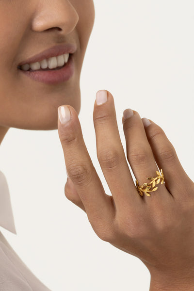 Laurel Leaf Ring