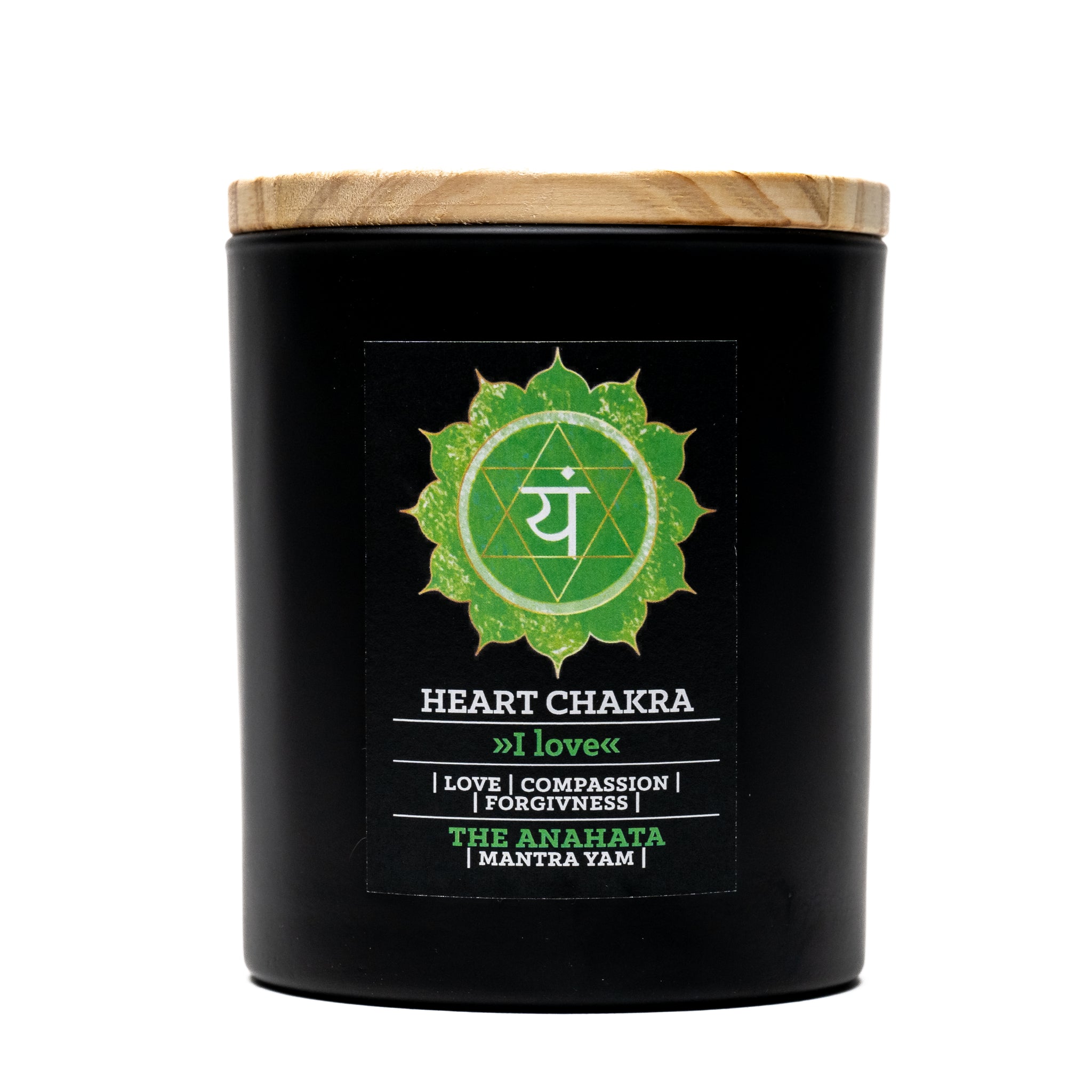 Meditation candle, Heart Chakra