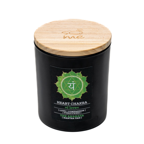 Meditation candle, Heart Chakra