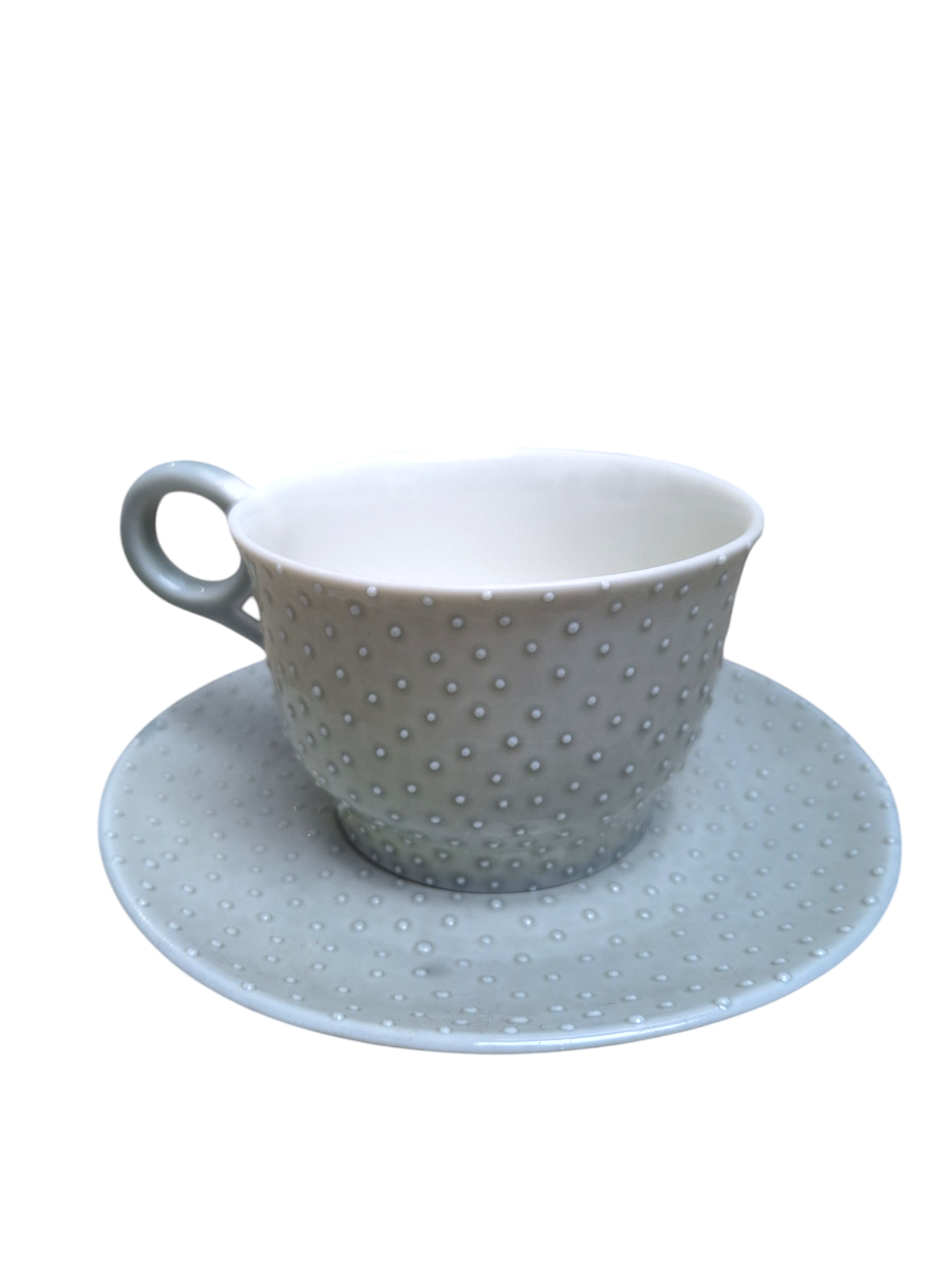 Large cup with saucer